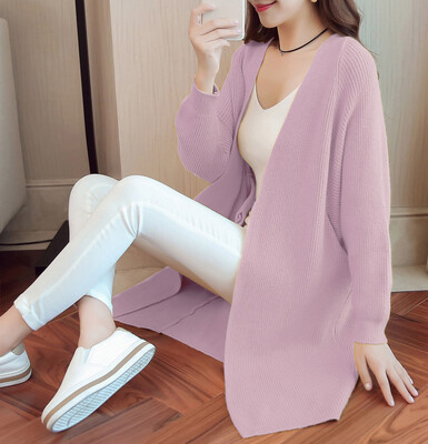 2017 spring and autumn new loose long-sleeved women's sweaters cardigan women's long sweater coat
2017 spring and autumn new loose long-sleeved women's sweaters cardigan women's long sweater coat