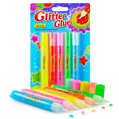 AMOS Korea imported flash plastic DIY children's painting tools 5-color flash glue (neon color
AMOS Korea imported flash plastic DIY children's painting tools 5-color flash glue (neon color