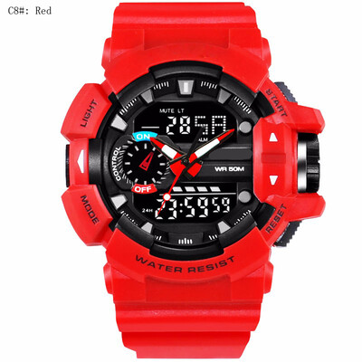 9Colors Trendy Fashion Men Sports Watches Male LED Digital Quartz Wristwatch Water Resistance 30M
9Colors Trendy Fashion Men Sports Watches Male LED Digital Quartz Wristwatch Water Resistance 30M