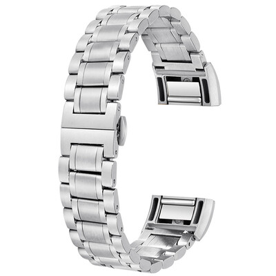ECSEM Metal Watch Strap Bracelets with Solid Clasp for Fitbit Charge 2 Replacement Stainless Steel for Charge 2 Smart Watch
ECSEM Metal Watch Strap Bracelets with Solid Clasp for Fitbit Charge 2 Replacement Stainless Steel for Charge 2 Smart Watch