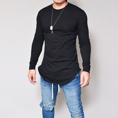 New Men Casual T Shirt Cotton Long Sleeve O-Neck Silm Fit T-shirt Mens Fashion Solid Color Tshirt Mens Clothing -3XL
New Men Casual T Shirt Cotton Long Sleeve O-Neck Silm Fit T-shirt Mens Fashion Solid Color Tshirt Mens Clothing -3XL