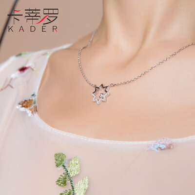 Katie Luo 925 silver necklace ladies five-pointed star pendant simple Japanese&Korean clavicle chain birthday gift
Katie Luo 925 silver necklace ladies five-pointed star pendant simple Japanese&Korean clavicle chain birthday gift