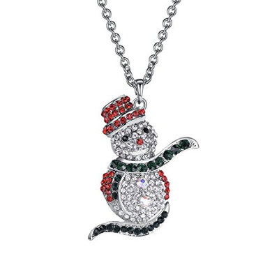 Yoursfs vintage snowman pendant Necklace Christmas gift austrian crystal metal snap jewelry
Yoursfs vintage snowman pendant Necklace Christmas gift austrian crystal metal snap jewelry