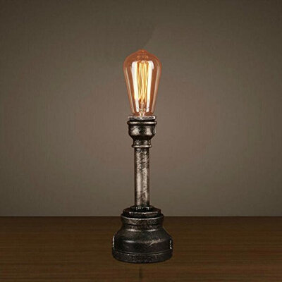BOKT Retro Loft Minimalist 1-Light Mini Industrial Steampunk Desk Lamp Water Pipe Table Light Bedside Home Decor
BOKT Retro Loft Minimalist 1-Light Mini Industrial Steampunk Desk Lamp Water Pipe Table Light Bedside Home Decor