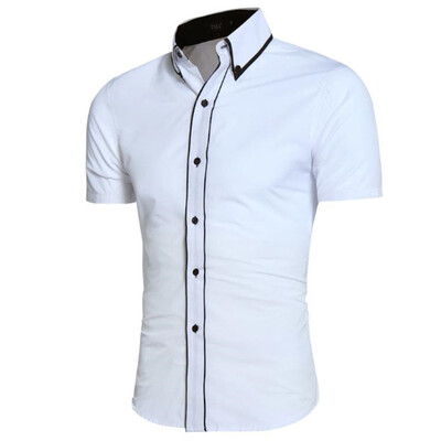 Brand 2017 Fashion Male Hawaiian Shirt Short-Sleeves Tops Double Collar Button Design Mens Dress Shirts Slim Men Shirt 2XL
Brand 2017 Fashion Male Hawaiian Shirt Short-Sleeves Tops Double Collar Button Design Mens Dress Shirts Slim Men Shirt 2XL