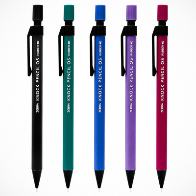 Zebra card ZEBRA MP-100 activity pencil rubber pencil 05mm automatic color mixing 10 sticks
Zebra card ZEBRA MP-100 activity pencil rubber pencil 05mm automatic color mixing 10 sticks
