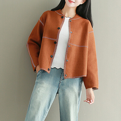 City plus CITYPLUS 2017 autumn&winter new women&39s clothing wild sweater coat loose loose knit cardigan jacket CWWT179377 brown all
City plus CITYPLUS 2017 autumn&winter new women&39s clothing wild sweater coat loose loose knit cardigan jacket CWWT179377 brown all