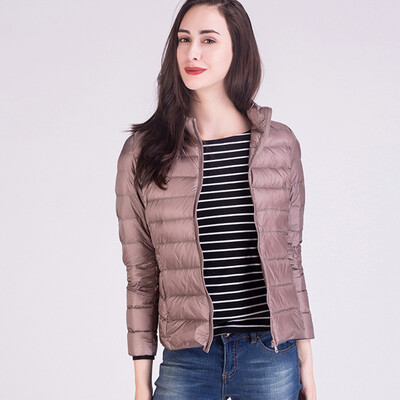 City plus CITYPLUS 2017 winter new style women women stand collar Slim short jacket wild light down jacket CWYR179653 light skin powder M
City plus CITYPLUS 2017 winter new style women women stand collar Slim short jacket wild light down jacket CWYR179653 light skin powder M