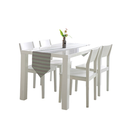 Nobildonna Modern Stripes Polyester Table Runner Table Top Decoration Home Decor
Nobildonna Modern Stripes Polyester Table Runner Table Top Decoration Home Decor