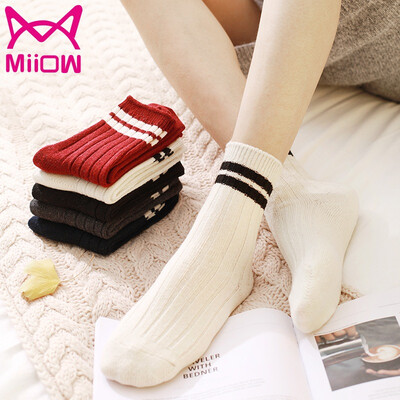 Cat people MiiOW 5 pairs ladies socks women autumn&winter thickening warm rabbit wool socks solid color stripes in the tube female socks uniform
Cat people MiiOW 5 pairs ladies socks women autumn&winter thickening warm rabbit wool socks solid color stripes in the tube female socks uniform