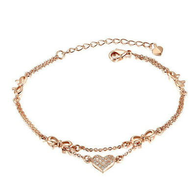 Yoursfs® Charming Heart Pendant Bracelet 18K Rose Gold Plated Use Austrian Crystal Fashion Bracelets
Yoursfs® Charming Heart Pendant Bracelet 18K Rose Gold Plated Use Austrian Crystal Fashion Bracelets