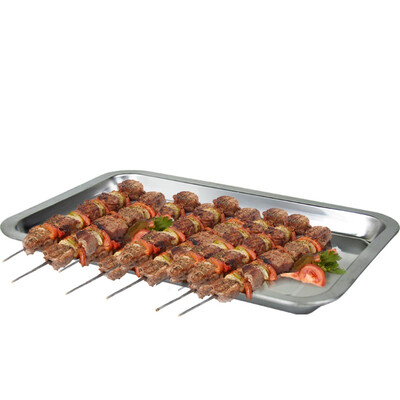 Jingdong Supermarket Baijie Baijie stainless steel tray barbecue tray food tray 21 31 2
Jingdong Supermarket Baijie Baijie stainless steel tray barbecue tray food tray 21 31 2