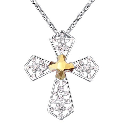 Austrian Crystal Cross Pendant Necklaces Women High Quality Rhinestone White Gold Plated Christian Jewelry Gift .23941
Austrian Crystal Cross Pendant Necklaces Women High Quality Rhinestone White Gold Plated Christian Jewelry Gift .23941