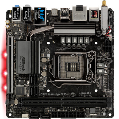 ASRock (ASRock) Z370 Gaming-ITX / материнская плата переменного тока (Intel Z370 / LGA 1151)
ASRock (ASRock) Z370 Gaming-ITX / материнская плата переменного тока (Intel Z370 / LGA 1151)
