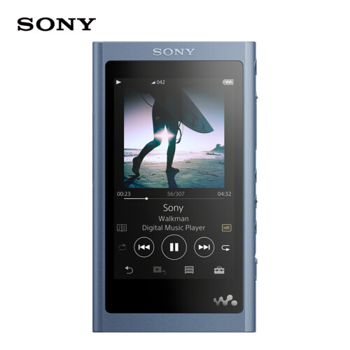 索尼（SONY）NW-A55 Hi-Res高解析度无损黑胶唱片处理器音乐播放器MP3 16GB（蓝色）