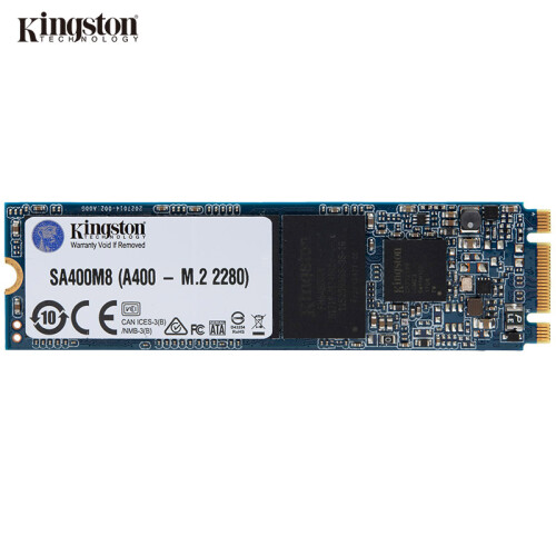 金士顿(Kingston) 120GB SSD固态硬盘 M.2接口(SATA总线) A400系列