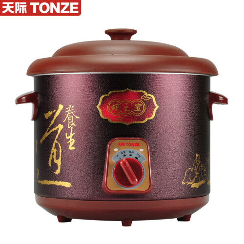 天际(TONZE)电炖锅3L 紫砂内胆 煮粥煲汤DDG-30AZ