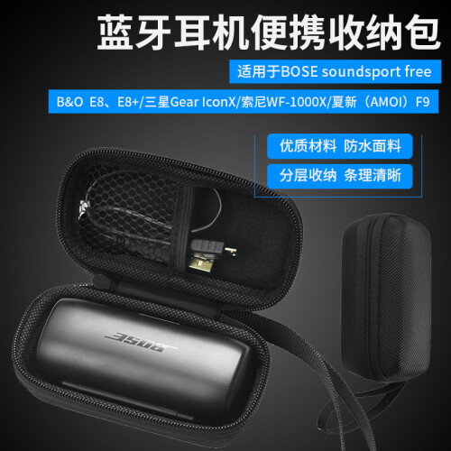 比博欧（biboou） 适用Bose SoundSport Free耳机充电盒保护套收纳包防震抗压包 手链款款式【SoundSport耳机包】