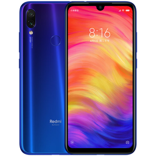 Redmi Note7 4800万双摄千元机 满血骁龙660 4000mAh超长续航 6GB+64GB 梦幻蓝 游戏智能手机 小米 红米