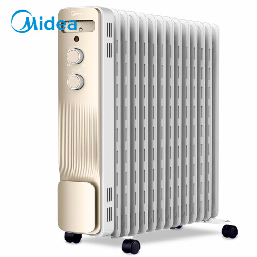 美的（Midea）取暖器/电暖器/电暖气片家用 节能整屋供暖 13片升级电热油汀NY2213-18GW