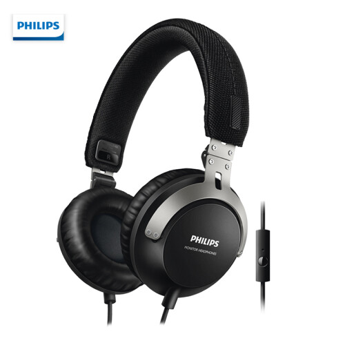 飞利浦（PHILIPS）HiFi耳机 头戴耳机 高保真立体声音乐耳机 Hi-Res认证 SHL3565（黑）