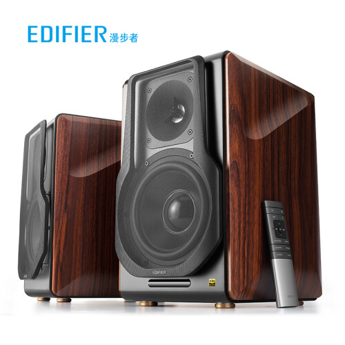 漫步者（EDIFIER）S3000 新旗舰 无线HIFI 书架式立体声有源音箱 客厅音响 电视音响