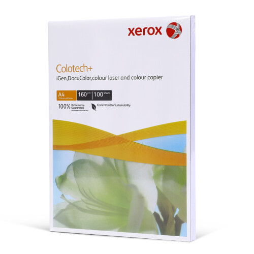 施乐(Xerox)Colotech+彩激纸 160g A4  100张/包