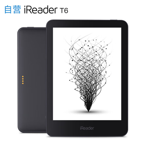 掌阅iReader T6 纯平电子书阅读器 6英寸电纸书墨水屏 钢化玻璃 300ppi 8G 黑色