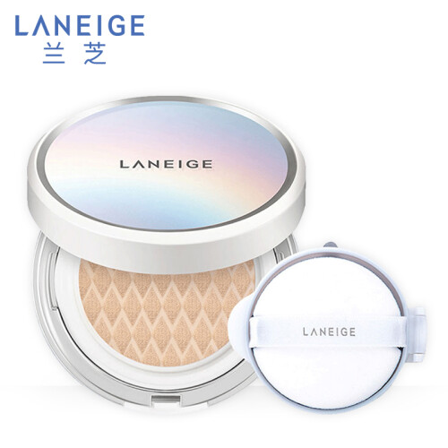 海囤全球韩国进口 兰芝(LANEIGE)  爱茉莉 聚光小白光 气垫bb霜 21号 自然色 SPF50+防晒 遮瑕持久控油 打造水光肌