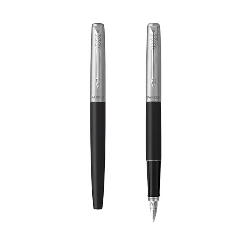 派克（PARKER）钢笔/签字笔乔特系列 邦德街黑白夹商务办公礼品