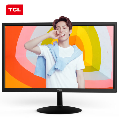 TCL T22M1(星耀黑)  21.5英寸 电脑显示器 178°广视角显示屏 可壁挂 家用办公 全高清液晶显示器