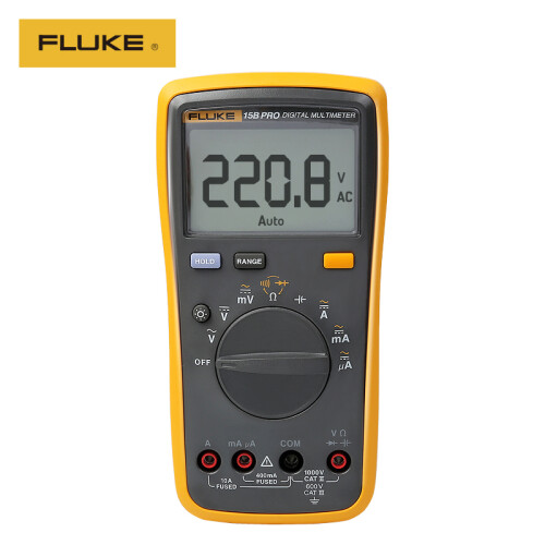 福禄克（FLUKE）F15B PRO 数字万用表 掌上型多用表 自动量程 带背光 仪器仪表F15B+