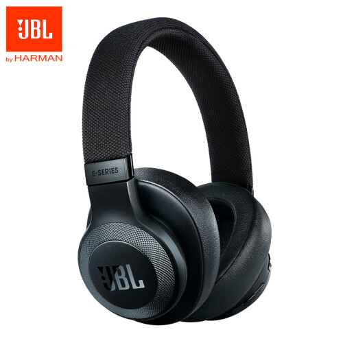 JBL E65BTNC 主动降噪耳机 无线蓝牙耳机/耳麦 头戴式 手机游戏耳机 有线包耳手机通话 黑色