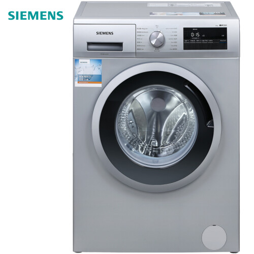 西门子(SIEMENS) 8公斤 变频滚筒洗衣机 智感洗涤降噪节能 筒清洁（银色） XQG80-WM10N1C80W