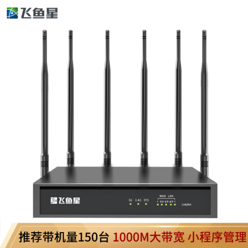 飞鱼星 2100M 千兆双频无线企业路由器 wifi穿墙王/ac控制器/运维管家/多WAN口/VPN VW2100