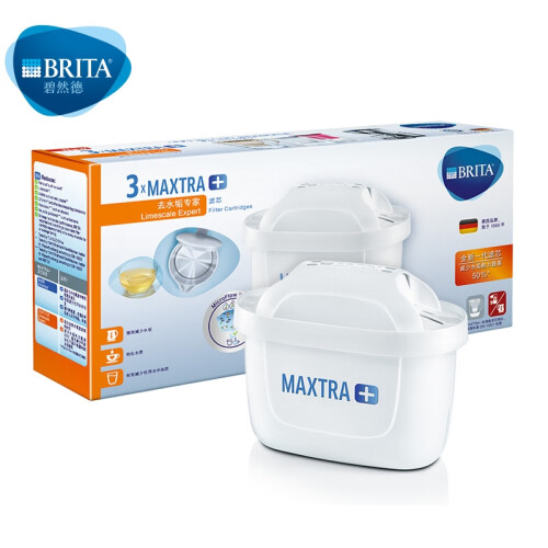 碧然德（BRITA）家用净水壶 滤水壶滤芯 MAXTRA+LE 去水垢专家滤芯 3枚装