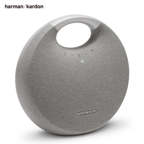 哈曼卡顿 （Harman Kardon） ONYX STUDIO5 音乐星环 桌面式立体声音箱 低音炮 电脑音响 便携蓝牙音箱  灰色