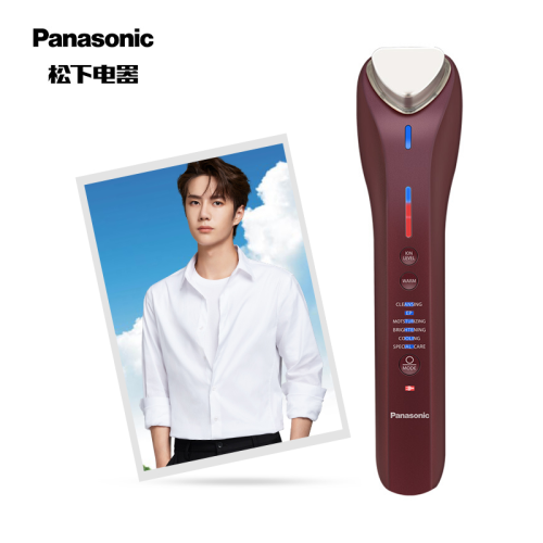 松下（Panasonic）离子美容器 家用脸部美容仪 渗透大分子 面部护理器  导入导出仪 XEP1