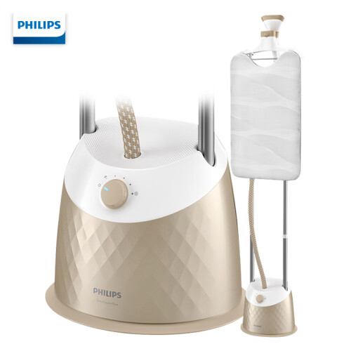 飞利浦 (PHILIPS) 蒸汽挂烫机  家用手持/挂式电熨斗双杆带熨衣垫 1600W五档调节 GC523/68