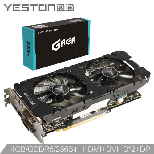 盈通 (yeston) RX580-2048SP 4G D5 大地之神游戏独立显卡