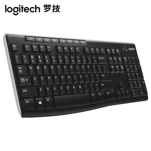 京东超市罗技（Logitech） K270无线键盘多媒体全尺寸便捷舒适键盘无线笔记本台式机办公家用