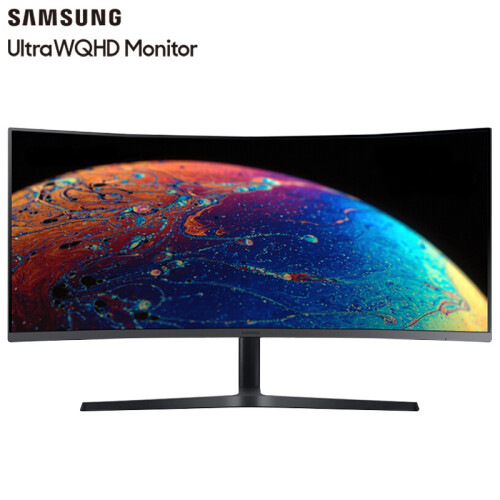 三星（SAMSUNG）34英寸21:9超宽屏 1800R曲面 WQHD高分辨率 爱眼 HDMI/DP接口 可升降电脑显示器C34H890WJC