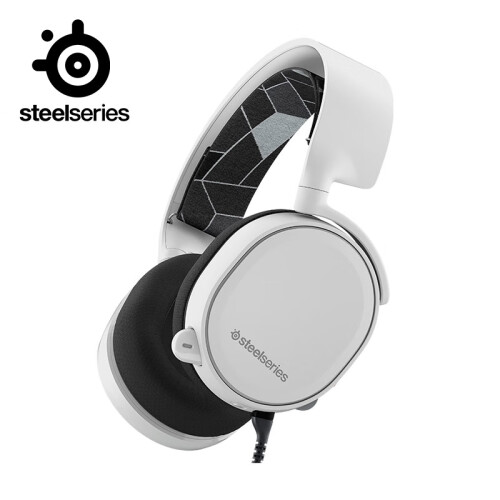 赛睿（SteelSeries）Arctis 寒冰 3 7.1音效 专业麦克风 魔兽怀旧开服 舒耳游戏耳机耳麦 白色