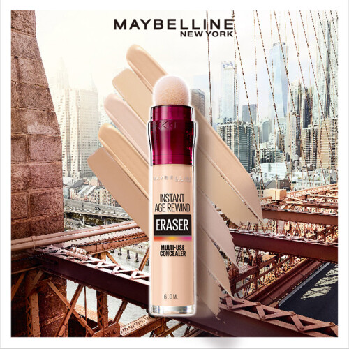 美宝莲 MAYBELLINE橡皮擦遮瑕笔 110 6ml（遮瑕液 遮盖眼袋黑眼圈雀斑痘印 脸部眼部遮瑕 ）