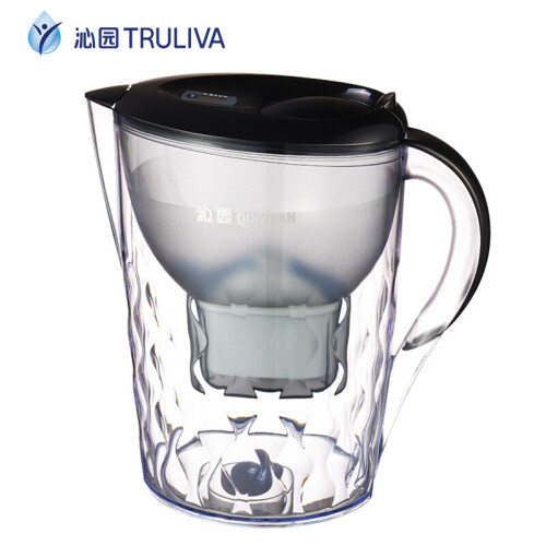 沁园（TRULIVA）过滤净水器 家用滤水壶 净水壶 JB-C1101-净水杯(黑色) 家用净水杯