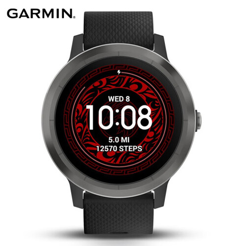 佳明（GARMIN）vivoactive3 PVD GPS健康智能运动支付手表心率跑步骑行游泳50米防水遂空黑