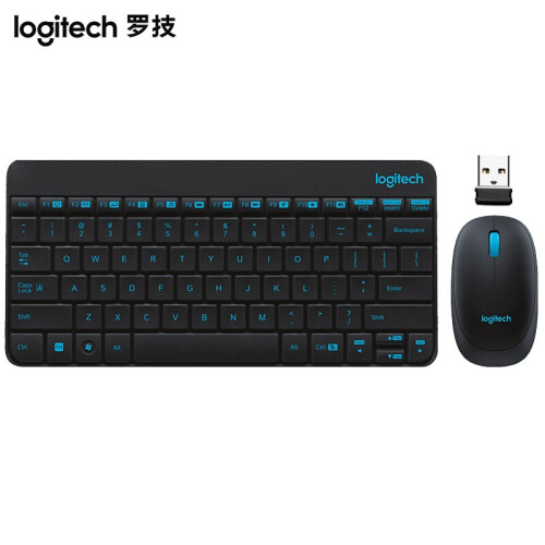 京东超市罗技（Logitech）MK245无线键鼠套装 家用办公电脑笔记本键盘鼠标套件 黑色