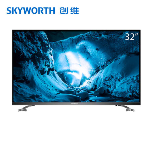 创维（SKYWORTH）32H5 32英寸高清HDR 护眼全面屏 AI人工智能语音 网络WIFI 卧室液晶平板电视机