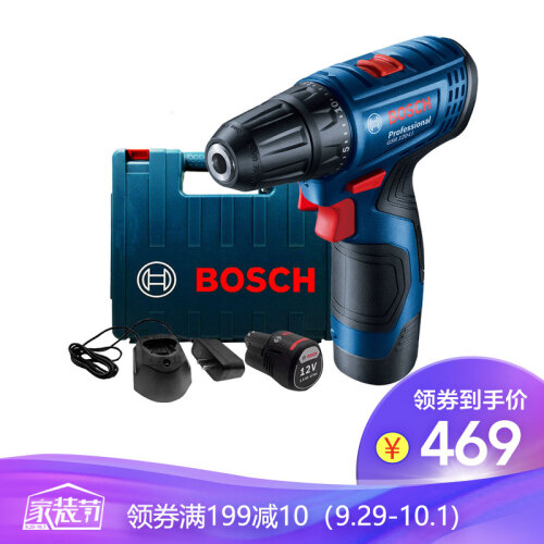 博世（BOSCH）GSR 120-Li 双电版12V锂电手电钻电动螺丝刀 家用多功能充电式电钻