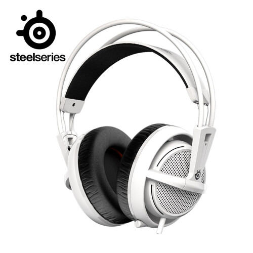 赛睿（SteelSeries）西伯利亚 200 游戏耳机 魔兽怀旧开服 经典电竞有线头戴式耳机 白色